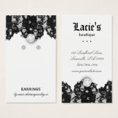 Oorbel Display Kaarten  Kant Sieraden Visitekaartjes (Voorkant /achterkant)