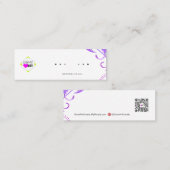 Oorbel Display Kaarten Mini Visitekaartje (Voorkant / Achterkant)