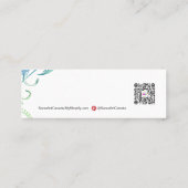 Oorbel Display Kaarten Mini Visitekaartje (Achterkant)