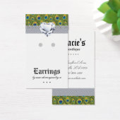 Oorbel Display Kaarten Peacock Hart Sieraden Visitekaartje (Bureau)