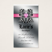 Oorbel Display Kaarten Schattige Boog Hart Sierade Visitekaartje (Achterkant)