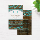 Oorbel Display Kaarten Schattige Zebra Star Wester Visitekaartje (Bureau)