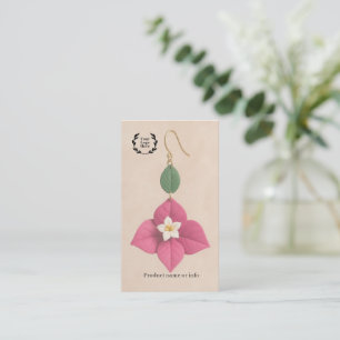 Oorbel Displaykaart   Kleurrijke Sieraden Display Visitekaartje