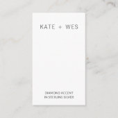 Oorbel & Hanger Set Sieraden Displaykaart Informatiekaartje (Voorkant)