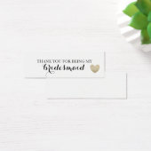 Oorbel houder/dank u - Heart Fab Mini Visitekaartjes (Bureau)
