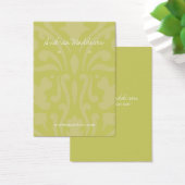 Oorbel Houder - Visitekaartje Olijfgroen (Bureau)