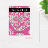 Oorbel houder - Visitekaartje roze (Bureau)