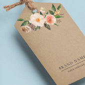 Oorbel Sieraden Display Kaart · Boho Feather Flora Vierkante Visitekaartje