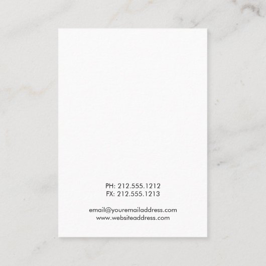 Oorbel sieraden display kaart goud glitter bokeh visitekaartje (Achterkant)