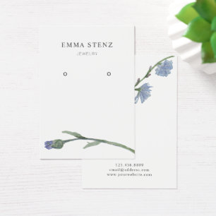 Oorbel sieraden display Kaart · pastel bloem