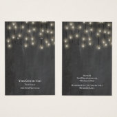 Oorbel Sieraden Display Kaart, String Lights Visitekaartje (Voorkant /achterkant)