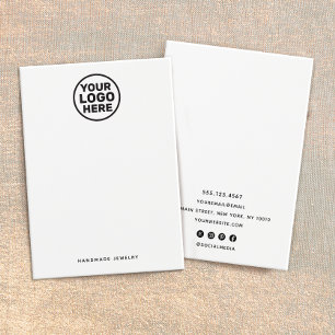 Oorbel Toevoegen Logo Display Holder Visitekaartje