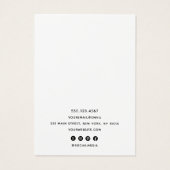 Oorbel Toevoegen Logo Display Holder Visitekaartje (Achterkant)