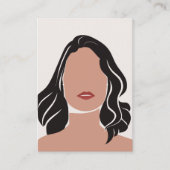 Oorbellen Display Kaart QR-code Contactkaartje (Voorkant)