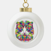 Oordag Keramische Bal Ornament (Voorkant)