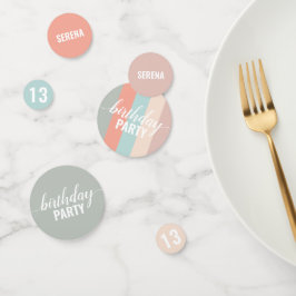 Oordag van het moederstaal confetti