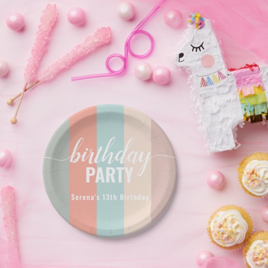 Oordag van het moederstaal papieren bordje (Feest)