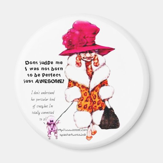 "Oordeel niet over mij" Magneet (Voorkant)