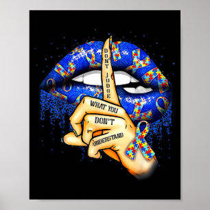 Oordeel Niet Over Wat Je Niet Begrijpt Autisme Bew Poster