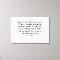 Oordeel teder, als het moet