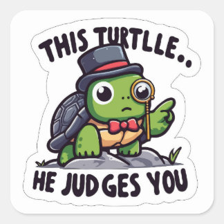 Oordeel Turtle Sticker