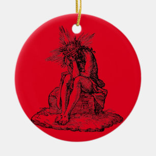 Oordeel van Jezus Christus Keramisch Ornament