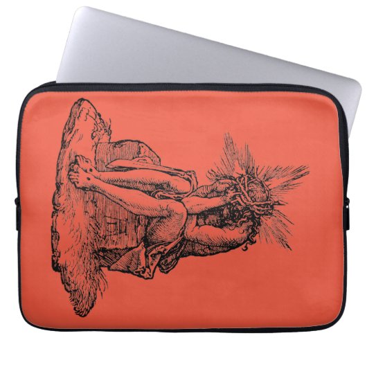 Oordeel van Jezus Christus Laptop Sleeve (Voorkant)