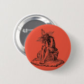 Oordeel van Jezus Christus Ronde Button 5,7 Cm (Voorkant /achterkant)