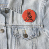 Oordeel van Jezus Christus Ronde Button 5,7 Cm (In situ)
