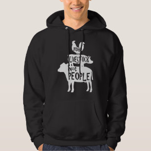 Oordeel Vee Niet Mensen Kip Varken Rundvee Hoodie