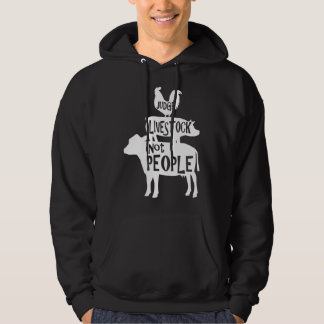 Oordeel Vee Niet Mensen Kip Varken Rundvee Hoodie