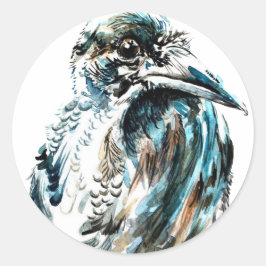 Oordeelkundige Kraai Ronde Sticker