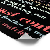 Oordeels Poster (Hoek)