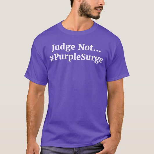 Oordeelt niet... t-shirt (Voorkant)