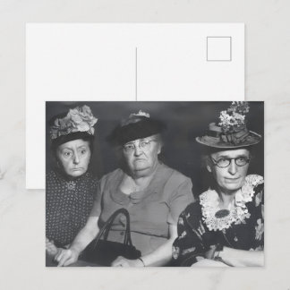 Oordelend briefkaart