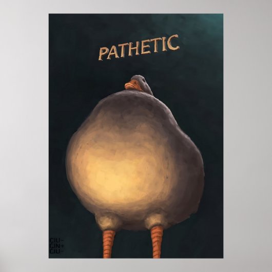 Oordelende Eend Patheticcc Poster (Voorkant)