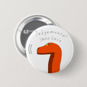 Oordelende veter knoop ronde button 5,7 cm (Voorkant /achterkant)