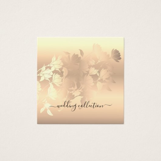 Oordestukken Kaart Romantic Roze Blush (Voorkant)