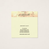 Oordestukken Kaart Romantic Roze Blush (Achterkant)