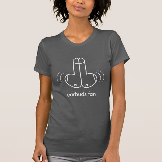 Oordopjes Fan, Geek, Techie Giggles, Funny Tech T-shirt (Voorkant)
