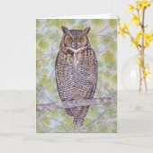 Oorguilige uil kaart (Gele Bloem)