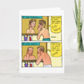 Oorhaar Cartoon Verjaardagskaart Kaart (Voorkant)