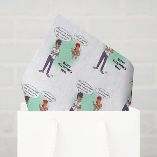 Oorlel Tissuepapier Valentijnsdag (Cadeauzakje)