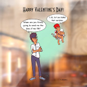 Oorlellen Valentijnsdag Raamsticker (Vel 2)