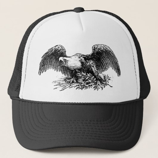 Oorlog Arend Mutse Trucker Pet (Voorkant)