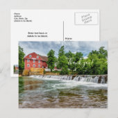 Oorlog Arendsmolen en Waterval Dankkaartje Briefkaart (Voorkant / Achterkant)