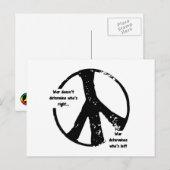 Oorlog bepaalt wie links Briefkaart is (Voorkant / Achterkant)