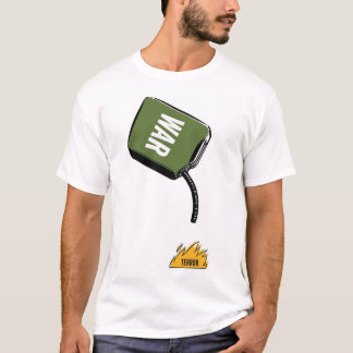 Oorlog brandt terreur t-shirt