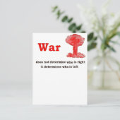 oorlog briefkaart (Staand voorkant)