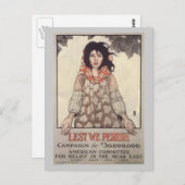 Oorlog Briefkaarten, VS - hulpverlening Briefkaart (Voorkant / Achterkant)